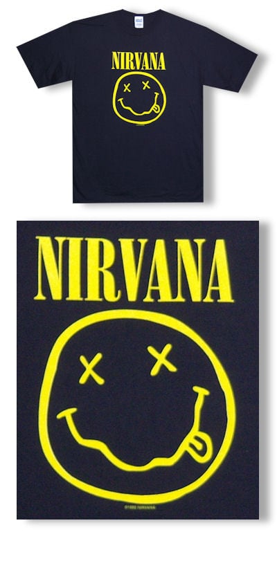 Nirvana Smiley T-shirt - XXL
