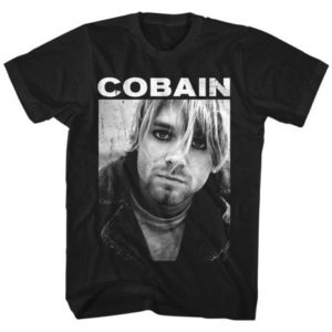 Kurt Cobain Eyeliner Photo T-shirt