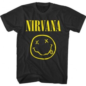 Nirvana Smile One Sided Blck Men T-shirt