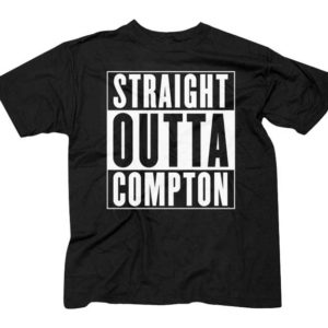 N.W.A. Compton Logo Mens Black T-shirt