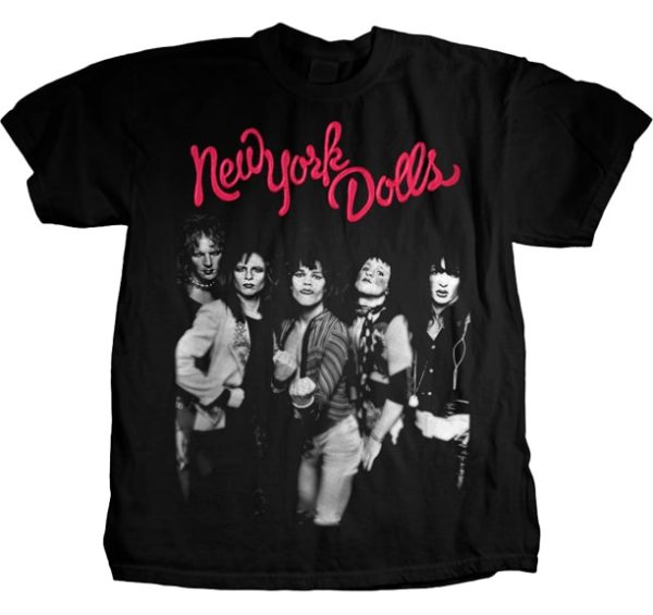 New York Dolls Trash Mens Black T-shirt