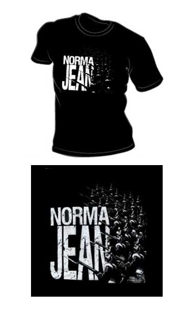 Norma Jean Charge Youth Black T-Shirt Large Only