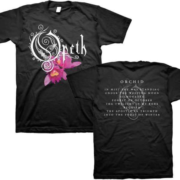 Opeth Orchid Mens Black T-shirt