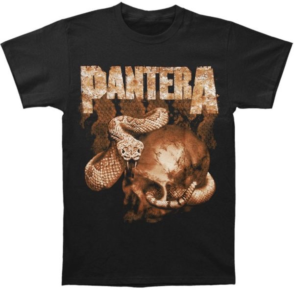 Pantera Rattler Mens Black T-shirt