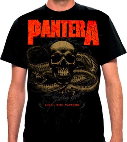Pantera Snake Drag the Waters T-Shirt Small Only
