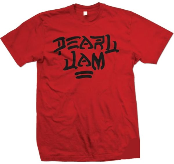 Pearl Jam Destroy Mens Red T-shirt