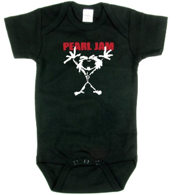 Pearl Jam Alive Baby One Piece Black