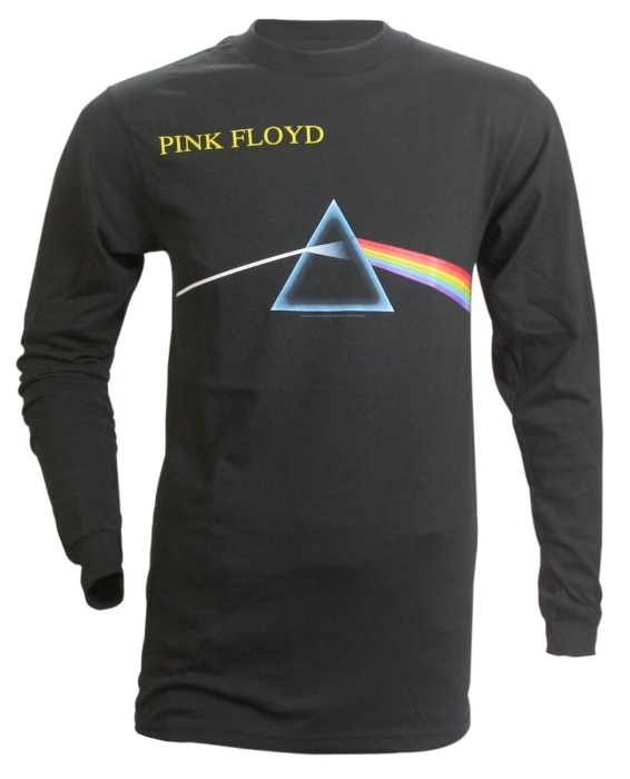 Pink Floyd Dark Side Prism Longsleeve Men Black Shirt - S Only