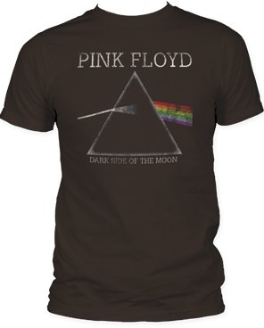 Pink Floyd DSOTM Distressed Mens Black T-Shirt