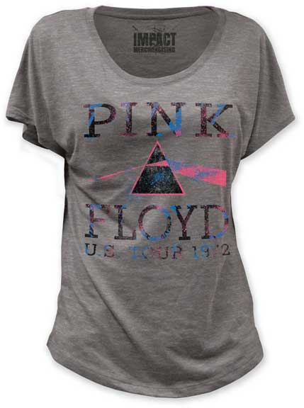 Pink Floyd US Tour 72 Jr Dolman T-shirt