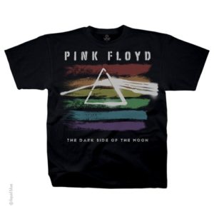 Pink Floyd DSOTM Brushed Mens Black T-Shirt