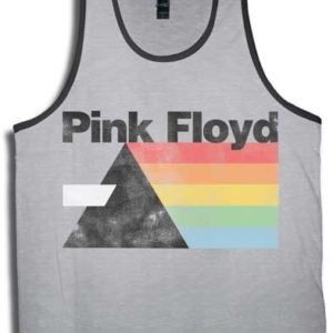 Pink Floyd DSOTM Prism Mens Gray Tank Top