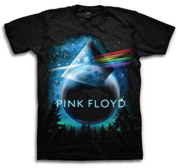 Pink Floyd DSOTM Forest Mens Black T-Shirt