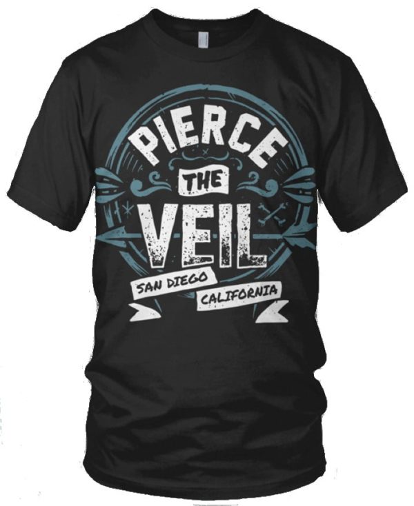 Pierce the Veil Seal Mens Black T-shirt