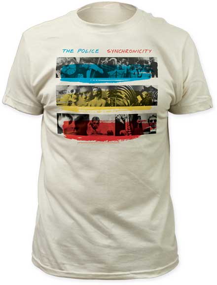 The Police Synchronicity Album white t-shirt