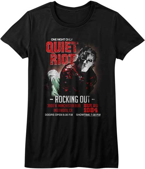 Quiet Riot Rocking Out Jr T-shirt