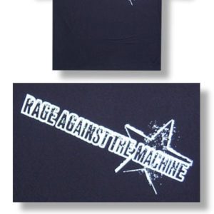 RATM Splatter Star Mens Black T-shirt - Small Only