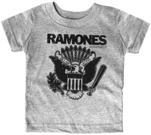 Ramones Hey Ho Baby Gray T-shirt