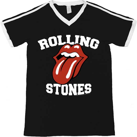 Rolling Stones Tongue Jr Soccer T-shirt