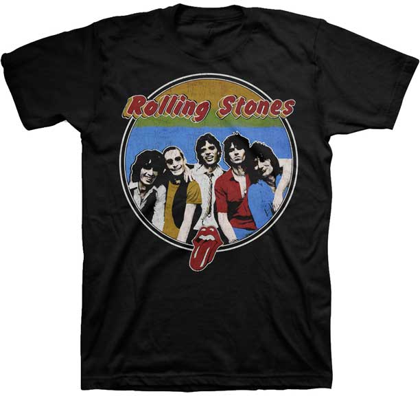 rolling stones band tee