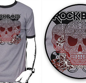 Rock Band 3 Skulls T-shirt