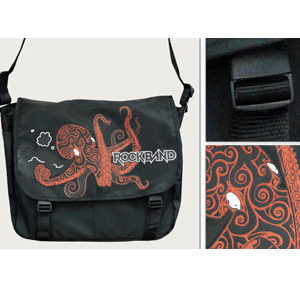 Rock Band Octopus Messenger Bag - One Size