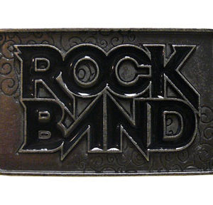 Rock Band Logo Belt Buckle - Regular