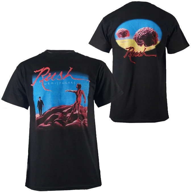 rush band t shirts