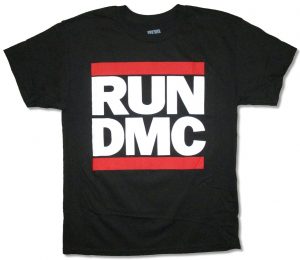RUN DMC logo black t-shirt