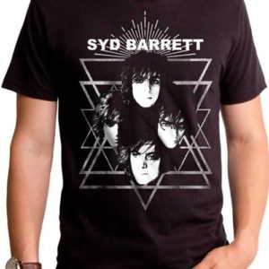 Syd Barrett Psychedelic Barrett Mens Black T-shirt