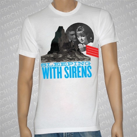 Sleeping With Sirens Mountain Mens White T-shirt XXL Only
