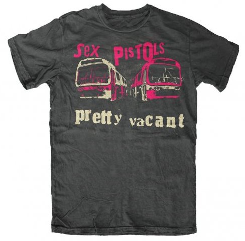 Sex Pistols Pretty Vacant Vintage Mens T-shirt