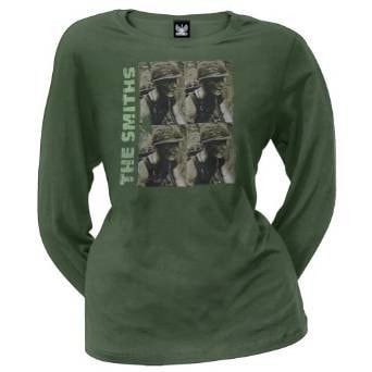 The Smiths Meat Is Murder Jr Thermal Green T- Shirt
