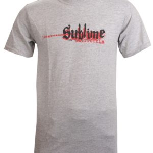 Sublime Shadow Logo Mens Gray T-shirt Small Only