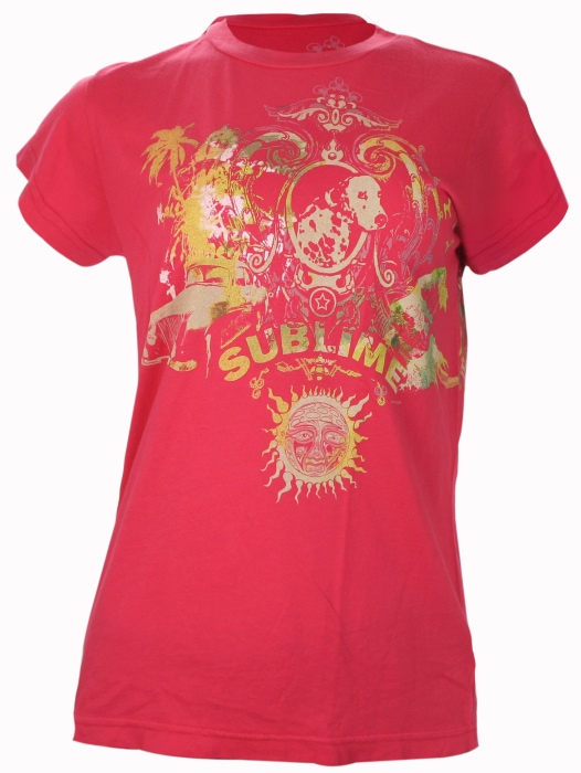 Sublime Overprinted Jr Red T-shirt XL Only