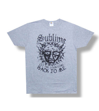Sublime Lovin Come Back Slim Fit Mens Gray T-shirt