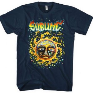 Sublime Sun Solar Burst Mens Blue T-shirt