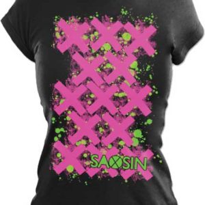 Saosin X1 Jr Women Black T-shirt
