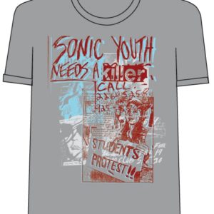 Sonic Youth Pile On Mens Gray T-shirt - XL Only