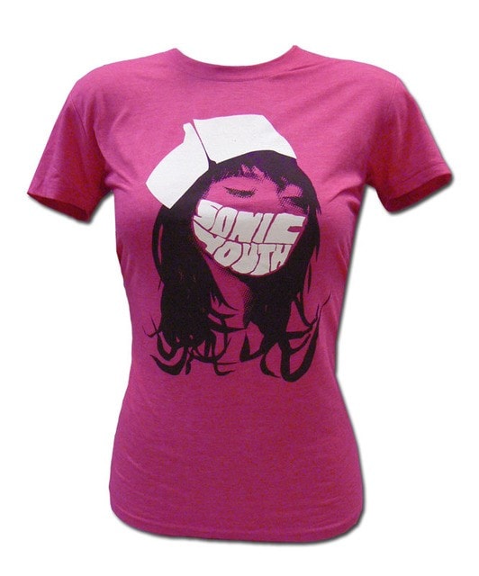 Sonic Youth Nurse Jr Pink T-shirt