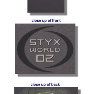 Styx 02 Concert Mens Gray T-shirt