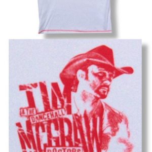 Tim McGraw Red Face Jr White T-Shirt XL Only