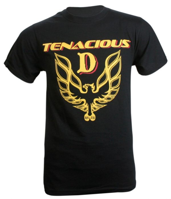 Tenacious D Firebird Mens Black T-shirt