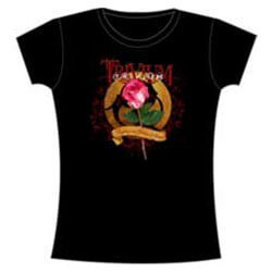Trivium Rose Jr Black T-shirt Large Only