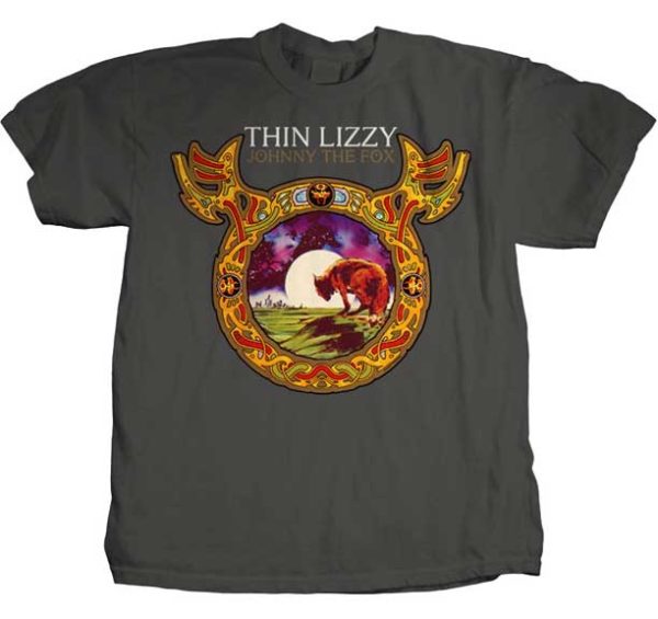Thin Lizzy - Johnny The Fox Men's Black T-Shirt
