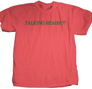 Talking Heads '77 Mens Red T-shirt