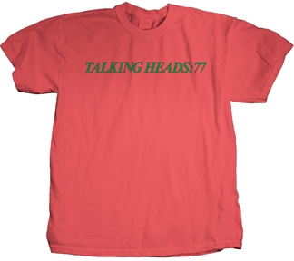 Talking Heads '77 Mens Red T-shirt
