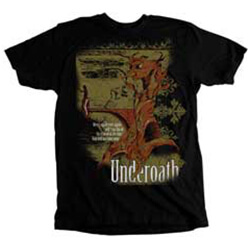 Underoath Never Again Youth Black T-shirt  Medium Only