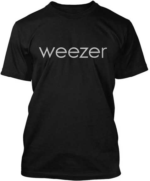 Weezer Classic Mens Black T-shirt