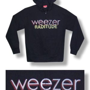 Weezer Raditude Zip Black Hoodie